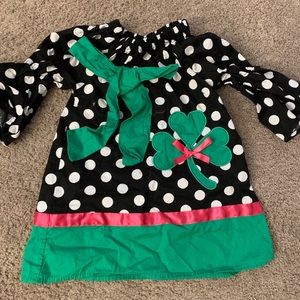 🎈 St. Patrick’s Day Shamrock Dress